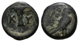 Aeolis. Kyme. AE 11. 250-200 a.C.
Weight 1,64 gr - Diameter 10 mm.