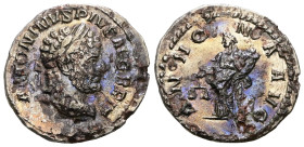 Caracalla AD 198-217. Rome
Denarius AR
Weight 2,52 gr - Diameter 17 mm.