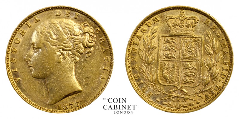 AUSTRALIAN GOLD SOVEREIGNS. Victoria, 1837-1901. Gold Sovereign, 1877-S, Sydney....