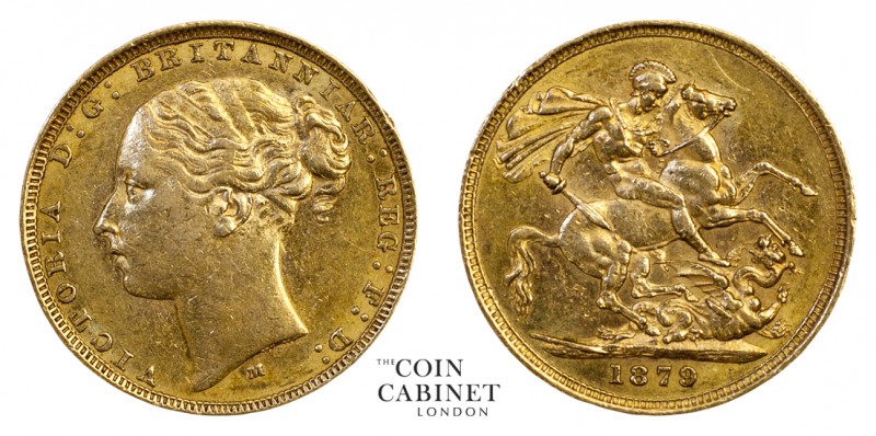 AUSTRALIAN GOLD SOVEREIGNS. Victoria, 1837-1901. Gold Sovereign, 1879-M, Melbour...