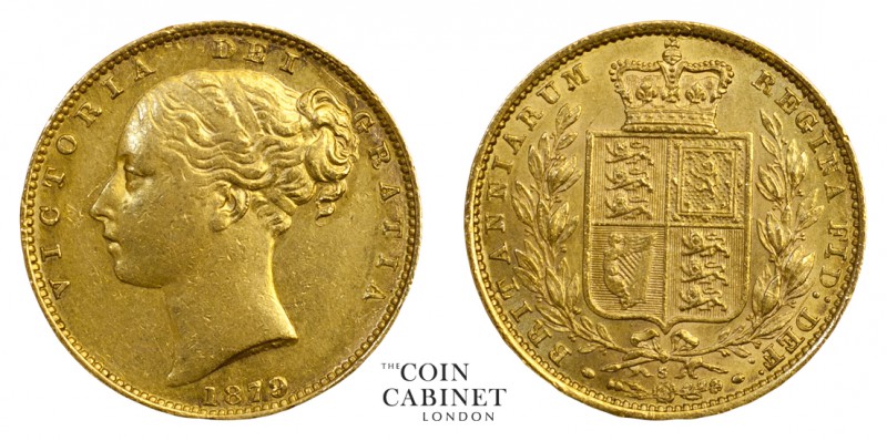AUSTRALIAN GOLD SOVEREIGNS. Victoria, 1837-1901. Gold Sovereign, 1879-S, Sydney....