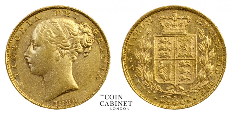 AUSTRALIAN GOLD SOVEREIGNS. Victoria, 1837-1901. Gold Sovereign, 1880-S, Sydney....