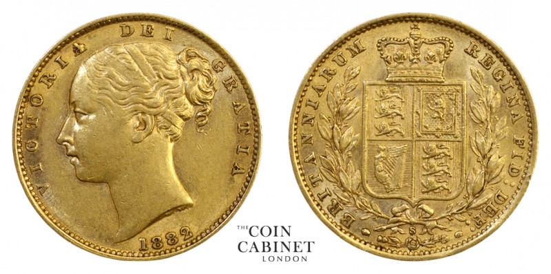 AUSTRALIAN GOLD SOVEREIGNS. Victoria, 1837-1901. Gold Sovereign, 1882-S, Sydney....