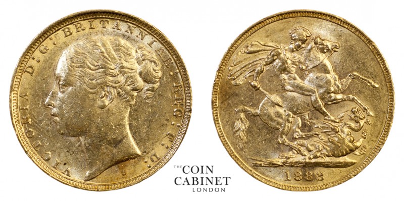AUSTRALIAN GOLD SOVEREIGNS. Victoria, 1837-1901. Gold Sovereign, 1883-S, Sydney....