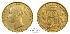 AUSTRALIAN GOLD SOVEREIGNS. Victoria, 1837-1901. Gold Sovereign, 1884-S, Sydney. Shield. 7.96 g. 22.05 mm. Mintage: 1,595,000. Marsh 80; S.3855B. Very...