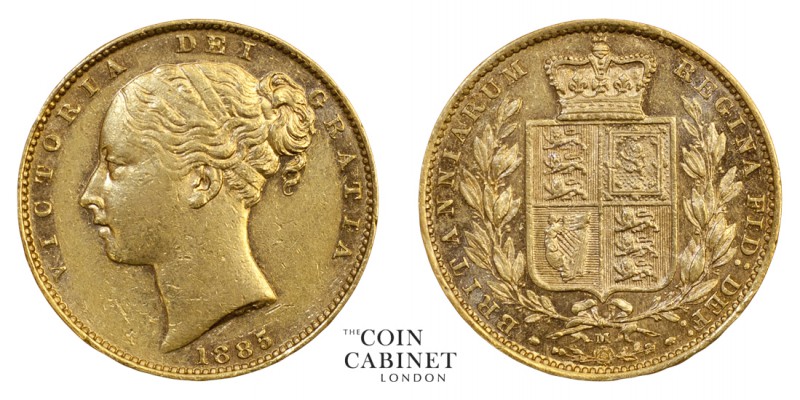 AUSTRALIAN GOLD SOVEREIGNS. Victoria, 1837-1901. Gold Sovereign, 1885-M, Melbour...