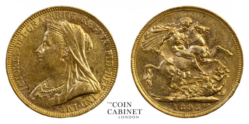 AUSTRALIAN GOLD SOVEREIGNS. Victoria, 1837-1901. Gold Sovereign, 1895-M, Melbour...