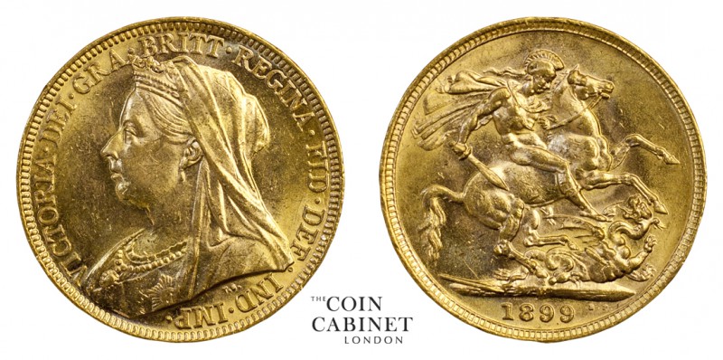 AUSTRALIAN GOLD SOVEREIGNS. Victoria, 1837-1901. Gold Sovereign, 1899-M, Melbour...