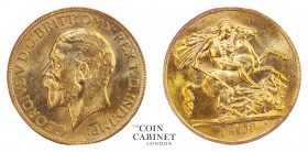 AUSTRALIAN GOLD SOVEREIGNS. George V, 1910-36. Gold Sovereign, 1931-P, Perth. PCGS MS62. 7.99 g. 22.05 mm. Mintage: 1,173,568. Marsh 270; S.4002. Hous...