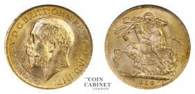 WORLD COINS. CANADA. George V, 1910-36. Gold Sovereign, 1919-C, Ottawa. NGC MS63. 7.99 g. 22.05 mm. Mintage: 135,957. S.3997. Housed in a secure plast...