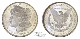 WORLD COINS. UNITED STATES. Morgan Dollar, 1878-1921. $1, 1879, Philadelphia. 26.73 g. 38.1 mm. . Mint State.