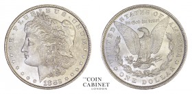WORLD COINS. UNITED STATES. Morgan Dollar, 1878-1921. $1, 1882, Philadelphia. 26.73 g. 38.1 mm. . Choice Mint State.