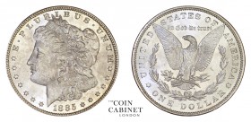 WORLD COINS. UNITED STATES. Morgan Dollar, 1878-1921. $1, 1885, Philadelphia. 26.73 g. 38.1 mm. . Choice Mint State.