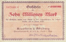 Städte und Gemeinden nach 1914
Selb (Bay.) 20, 50 und 100 Milliarden Mark Überdrucke - Porzellanwerk Rosenthal. 2 Milliarden Mark Überdruck - Porzell...