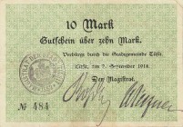 Notgeldscheine
Lot-17 Stück Ostpreußen Dabei: Allenstein - 10 Mark 30.10.18, 50 (2x versch.) Mark 1.11.18 - Magistrat und 500.000 Mark 24.8.23 - Hand...