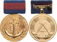 Orden der Deutschen Demokratischen Republik Staatliche Auszeichnungen
Verdienter Seemann Verliehen bis 1986. Buntmetall goldfarben. 31,6 mm, 16,53 g ...