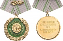 Orden der Deutschen Demokratischen Republik Staatliche Auszeichnungen
Verdienter Angehöriger der Grenztruppen der DDR Verliehen bis 1989. Buntmetall ...