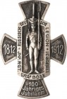 Regimente
Altona Versilbertes Bronzeabzeichen 1912. 100-Jahrfeier Infanterie-Regiment Graf Bose (1. Thüringisches) Nr. 31 Russisch-Deutsche Legion. I...