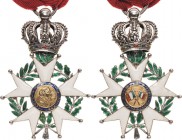 Ausländische Orden und Ehrenzeichen Frankreich
Orden der Ehrenlegion, Ritterkreuz, 4. Modell Verliehen 1830-1848. Silber/Gold und emailliert. Mit Bil...