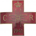 Ausländische Orden und Ehrenzeichen Rumänien
Abzeichen der staatlichen Rotkreuz-Gesellschaft 1941 Mit dem Monogramm "E" der Königinmutter Elena im Ze...