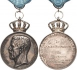 Ausländische Orden und Ehrenzeichen Schweden
Könglich Schwedischer Verdienstmedaille Verliehen 1935. Silber. Mit Punze "Silver" und Stempel 1945. 42 ...