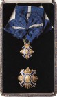 Ausländische Orden und Ehrenzeichen Spanien
Zivil-Verdienstorden Verliehen 1942-1975. Kollane, Silber vergoldet und emailliert. In der Krone 5 Brilla...