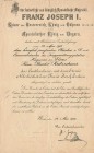 Urkunden, Statuten, Schriftstücke, Patente Urkunden
 Sachsen - Silberne St. Heinrichs Medaille, ausgestellt am 17.10.1918 mit Trockensiegel (etwas fl...