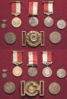 Lots
Lot-8 Stück Osmanisches Reich/Türkei Dabei u.a.: 3 Stück Medaillen mit Band und 1 Miniatur sowie Koppelschloß? Sehr schön-vorzüglich