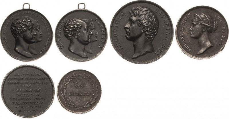 Eisengußmedaillen Orte
Bayern Eisengußmedaille 1826 (I.B. Stiglmair) Auf die Gr...