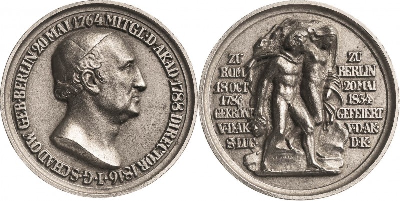 Eisengußmedaillen Personen
Schadow, Gottfried 1764-1850 Eisengußmedaille 1834 (...