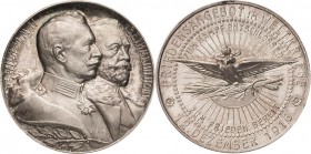 Erster Weltkrieg
 Silbermedaille 1916 (F. König/Lauer) Auf das deutsche Friedensangebot. Brustbilder Wilhelm II. und Theobald von Bethmann Hollweg ne...