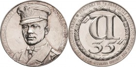 Erster Weltkrieg
 Silbermedaille o.J. (1917) (A. Hummel/Lauer) Marineoffizier und U-Boot-Kommandant Arnould de la Periere. Brustbild halblinks / Embl...
