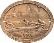 Slg. Joos - Medaillen, Plaketten, Abzeichen der Luftfahrt 1783-1945
 Einseitige Bronzeplakette 1930 (A. Moser) Ballonverfolgung mit Kraftfahrzeug-Beg...