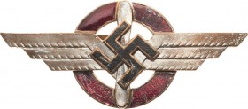 Slg. Joos - Medaillen, Plaketten, Abzeichen der Luftfahrt 1783-1945
 Abzeichen o.J. Bronze versilbert und emailliert. DLV Mitglieds- und Segelfluglei...