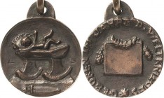 Medailleur Gies, Ludwig 1887-1966
 Bronzegußmedaille o.J. "Geboren im Jahre des Weltkrieges". Wiege mit strampelndem Kleinkind / Leere Schrifttafel m...