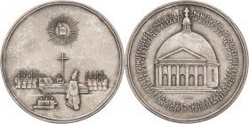 Medailleur Gies, Ludwig 1887-1966
 Silbermedaille 1932. St. Hedwig. Zelebrierender Bischof, hinter dem Altar ein Messdiener, links und rechts Kerzent...