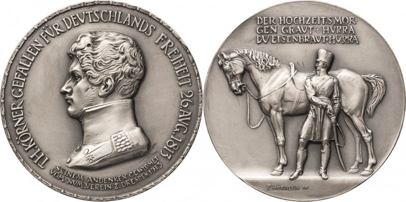 Medailleur Hörnlein, Friedrich Wilhelm 1873 - 1945
 Silbermedaille 1913. 100. T...