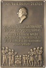 Musik
 Einseitige Bronzegußplakette o.J. (Morin) Für Verdienste um die Förderung des Chorgesanges und die Pflege des Deutschen Volksliedes, verliehen...