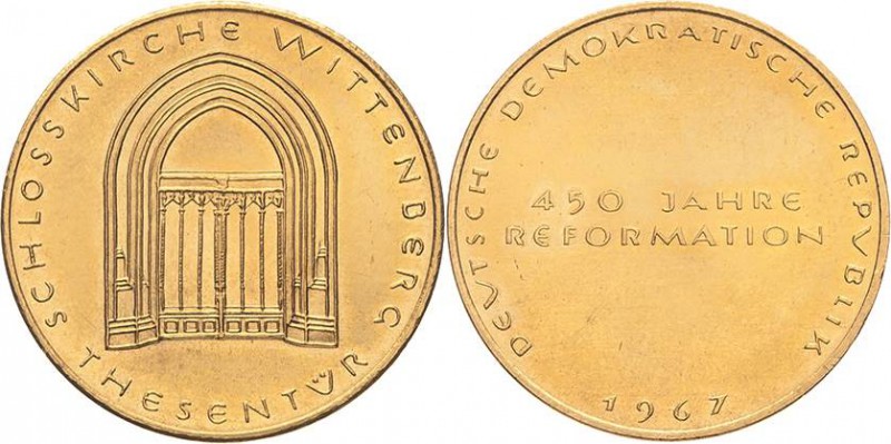 Reformation-Ereignisse und Jubiläen
 Goldmedaille 1967 (unsigniert, W. Rosentha...