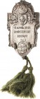 Schützenmedaillen - Deutschland
Bayern Versilbertes Bronzeabzeichen 1909 (Gg. Lindner) III. Schwäbisch-bayerisches Bundesschießen Augsburg. Tafel mit...