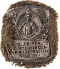 Schützenmedaillen - Deutschland
Bayern Versilbertes Bronzeabzeichen 1921 (M. Kremhelmer) XII. Oberfränkisches Zimmerstutzen-Bundesschießen. Hüftbild ...