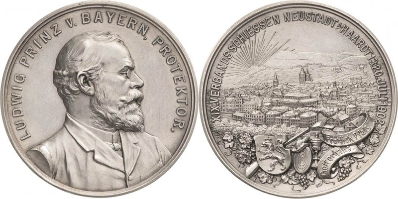 Schützenmedaillen - Deutschland
Neustadt/Haardt Silbermedaille 1902 (unsigniert...