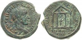Architektur auf römischen und griechischen Münzen
Gordianus III. 238-244 Bronze, Nikopolis/Moesia inferior Unter dem Gouverneur Sabinius Modestus. Br...