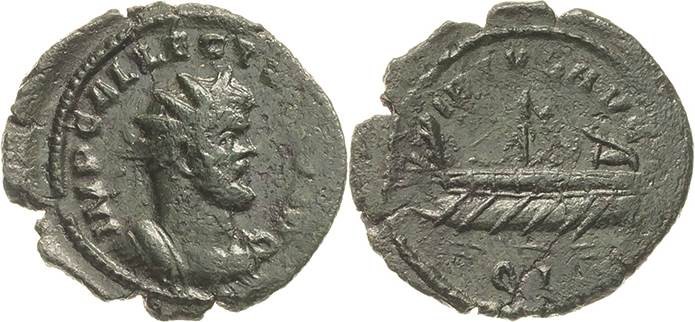 Kaiserzeit
Allectus 293-296 Antoninian 293/296, Londinium Brustbild mit Strahle...