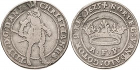 Dänemark
Christian IV. 1588-1648 Krone 1625, Kopenhagen Dickstück Hede 127 18.41 g. Fast sehr schön/sehr schön