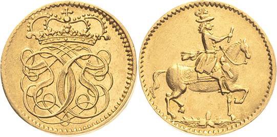 Dänemark
Christian V. 1670-1699 Dukat o.J. (1675), Kopenhagen König reitet nach...