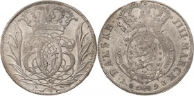 Dänemark
Christian V. 1670-1699 Krone (4 Mark) 1693, CW-Glückstadt Jahreszahl unterhalb des Wappens Hede 125 b Davenport 3680 Prachtexemplar. Äußerst...