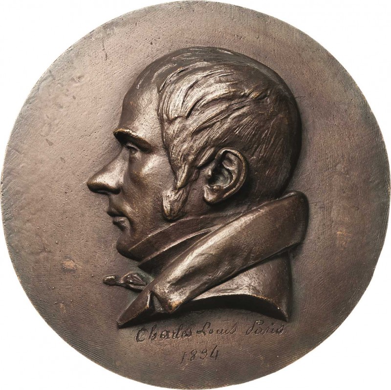 Frankreich
Louis Philippe 1830-1848 Einseitiges Bronzeplakette 1834 (Geoffroy) ...