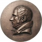 Frankreich
Louis Philippe 1830-1848 Einseitiges Bronzeplakette 1834 (Geoffroy) Auf Charles Louis. Brustbild nach links. 174 mm, 396,10 g Vorzüglich
...