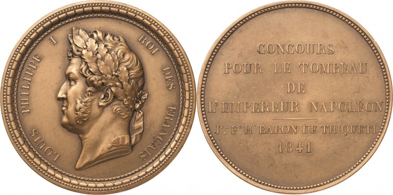 Frankreich
Louis Philippe 1830-1848 Bronzemedaille 1841 (Barré) Wettbewerb um d...